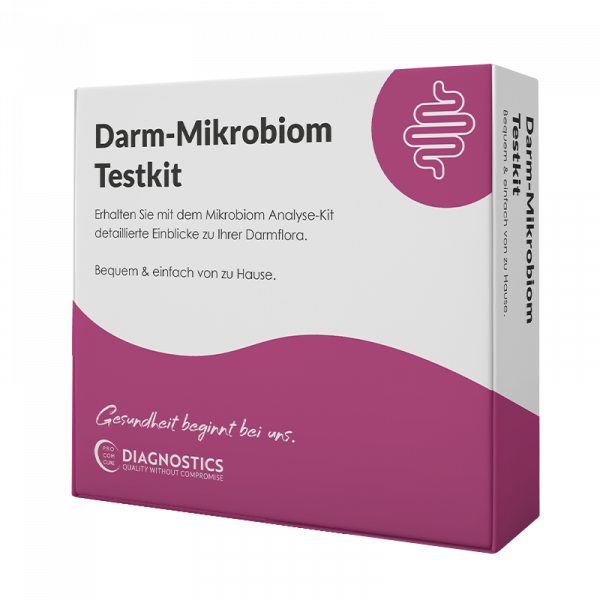 Verpackung Darm-Mikrobiom Testkit
